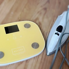 体重計 スチームアイロン