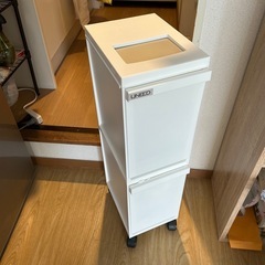 （譲り先決定）キャスター付き分別ゴミ箱