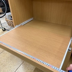 キッチンカウンター 木目ナチュラル 中の画像