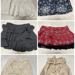 中古🌸ミニスカ✨短パン✨キュロット✨発送可能！まとめ買い大歓迎🎶各値段の画像