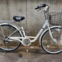 B636 普通自転車☆FRESCA☆6段変速☆26インチ