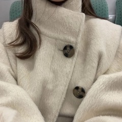 【タグ付】Ermé ❤️Stand collar shaggy coatの画像
