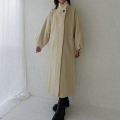 【タグ付】Ermé ❤️Stand collar shaggy coatの画像