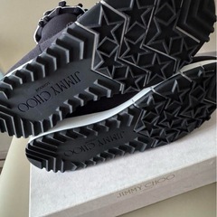新品同様◎JIMMY CHOO ジミーチュウ フリルソックスブーツの画像