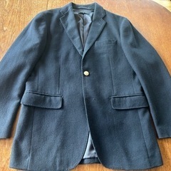 年度末・始めに！リネン混紡黒ブレザーとメルトン紺ブレザー、何もMサイズ売りますの画像