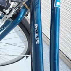 トラッドラインW-O 27インチ 6段変速 オートライト シティサイクル ママチャリ 自転車の画像