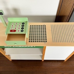 【お取引決定済】おままごと　スーパーマーケット　おもちゃの画像