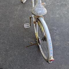 自転車　女の子　直して使ってくださいの画像