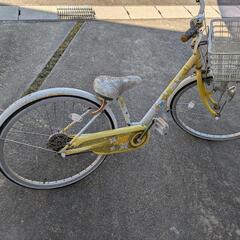 自転車　女の子　直して使ってください