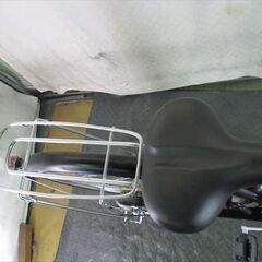 E105　★限定特価★ 中古自転車 アサヒ【　27インチ　黒　ママチャリ　6段　LEDオートライト 】の画像