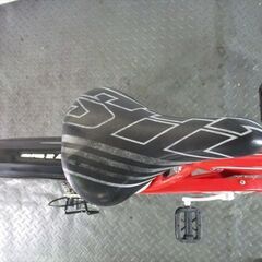 E107　★13800円★整備済み 中古子供自転車 ブリヂストン　エクスプレスJr【20インチ　赤 】 の画像