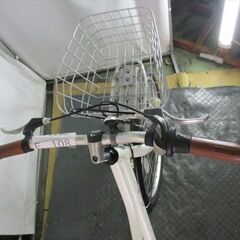 E108　★18800円★整備済み 中古子供自転車 コーダブルーム　アッソン【24インチ　白 】 の画像