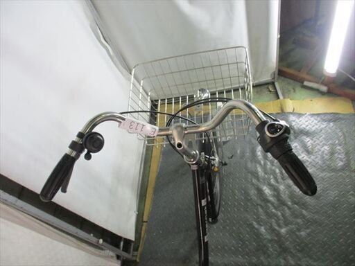 E343 ☆整備済み 中古 3人乗り対応子乗せ 自転車☆【20インチ ブラウン 】