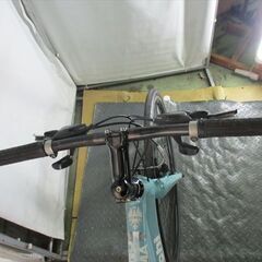 E116★　29800円★整備済み　クロスバイク中古自転車 ビアンキ　ローマ4【チェレステ　50ｃｍ】の画像