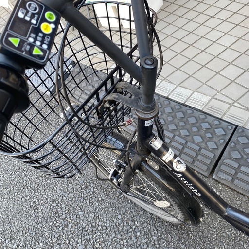 7927 BRIDGESTONE ブリジストン 電動アシスト自転車 軽快車タイプ Assista アシスタ ファインミニ ブラック 黒