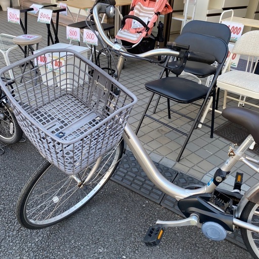 7931 Panasonic パナソニック 電動アシスト自転車 シティ車 ビビ L G212G51462 シルバー タイヤサイズ 26 バッテリー  防犯登録可能