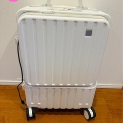 Sサイズ トランク スーツケース スマホ充電 ドリンクホルダー付...
