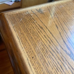 カリモク　書斎机　学習机の画像