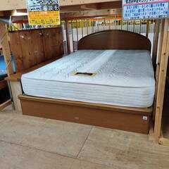 【愛品倶楽部柏店】シモンズ ダブルベッド 収納付き (引出し×2...