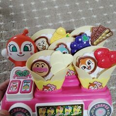 3月23日処分　アンパンマンアイスクリーム屋さん+ドキンちゃんクレープ屋さんの画像