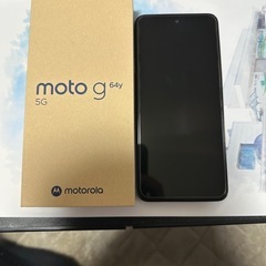 Y!mobile ワイモバイル　SIMフリー　moto g 64y 5G ほぼ新品未使用　判定○の画像