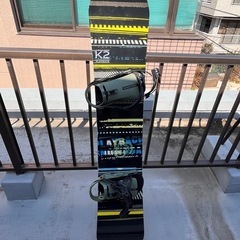 スノーボード（ほぼ新品のバインディング付き）の画像