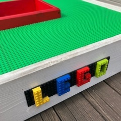 自作レゴ台　LEGOの画像
