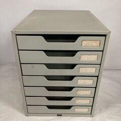 中古　ウチダ　卓上　レターケース　7段　引き出し小物収納　オール...