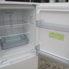 △SHARP シャープ ノンフロン冷凍冷蔵庫 SJ-D15H-W 2022年製 動作品 ホワイト 152L/管理5953の画像