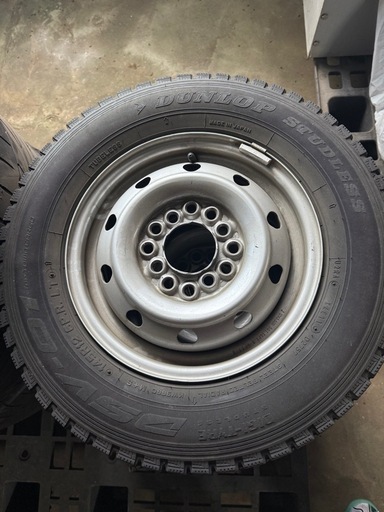 中古ダンロップ日本製145R12タイヤ4本セット