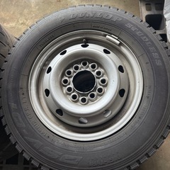 中古ダンロップ日本製145R12タイヤ4本セット