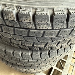 中古ダンロップ日本製145R12タイヤ4本セットの画像