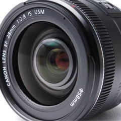 限定１個！【極美品】Canon EF 28mm 2.8 IS USM 単焦点レンズの画像
