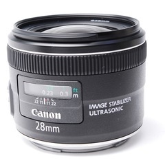 限定１個！【極美品】Canon EF 28mm 2.8 IS USM 単焦点レンズの画像