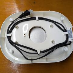 ミニホットプレート　１人分　手軽　白の画像