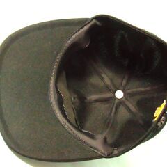 日本製キャップ　カラーはブラック、Mサイズ（調整可）　中古品（クリーニング仕上げ済み）の画像
