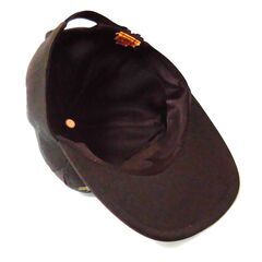 日本製キャップ　カラーはブラック、Mサイズ（調整可）　中古品（クリーニング仕上げ済み）の画像