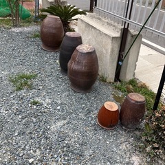 亀　火鉢　壺　花瓶　メダカ飼育焼き芋DIYで活用