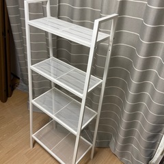 白色　棚　4段　の画像