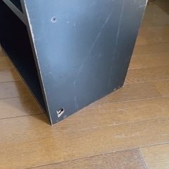 3段ラック　ブラックの画像