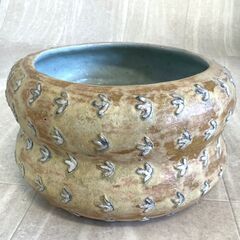 【知多郡武豊町引取】陶器　すいれん鉢　めだか鉢　DIY　インテリ...