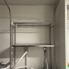 引き取り限定‼️無料でお譲りします　洗濯機＋洗濯ラックの画像