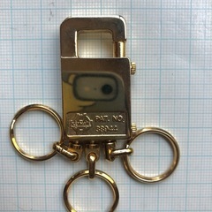 横浜トヨペット　キーホルダー　　ゴールドプレートキーリング　未使用　昭和当時物　コレクション　レアの画像