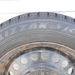 【1本】ブリヂストン　ブリザック VRX　スタッドレスタイヤ 175/65R15+4穴PCD100鉄ホイール 【室内保管】の画像