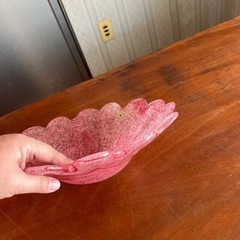 綺麗なお皿　花瓶　ガラス皿　大皿　小物入れの画像