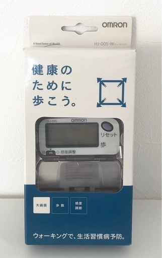 【未使用品】OMRON オムロン HJ-005 ヘルスカウンタ 歩数計 万歩計