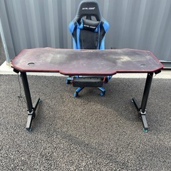 近隣配達無料　ゲーミングデスク&チェアセット