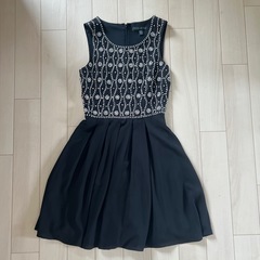 【お値下げ】ブラックドレス ワンピース お呼ばれ きれいめ