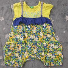 80センチ半袖ロンパース3枚セットの画像
