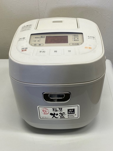 商談中　◎ ジャー炊飯器 IRIS OHYAMA アイリスオーヤマ　3合炊き　2022年製　KS-RC21M05 ホワイト 動作確認済み